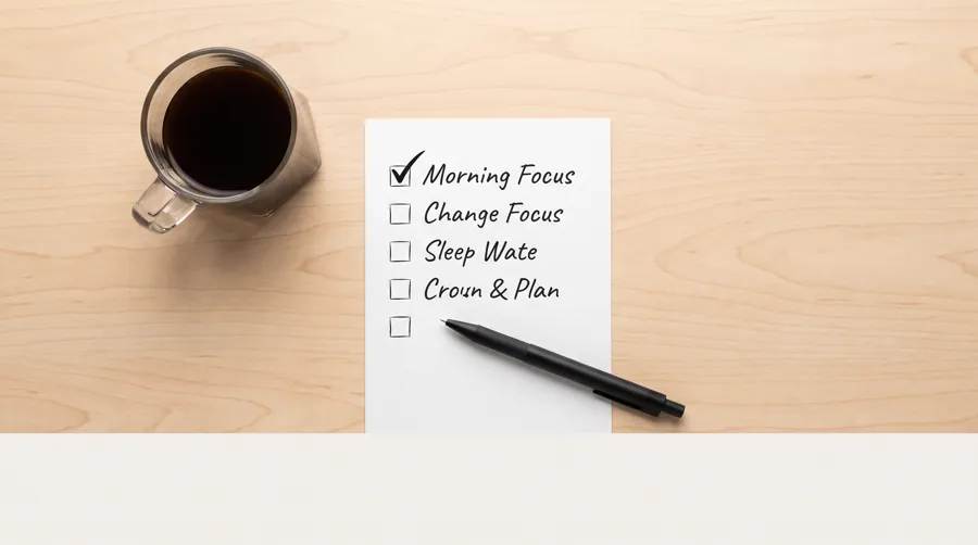 The Morning Routine Checklist for People Who Are Not Morning People